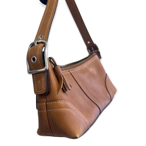 ✨SOLD✨ COACH Natural Tan Cowhide Leather Handbag - Picture 2 of 11
